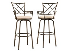 Homelegance Double X Adj Barstool S/2