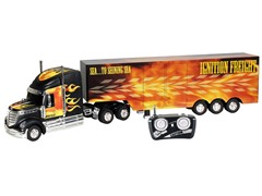 RC Truck & Trailer-Flames