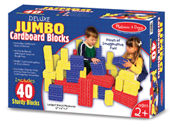 40 Piece Jumbo Cardboard Blocks