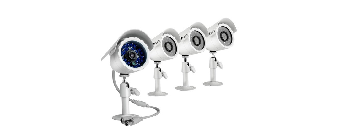 Sony CCD Security Camera Kit - 4 Pack