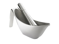 "Bump & Grind" SS Mortar & Pestle