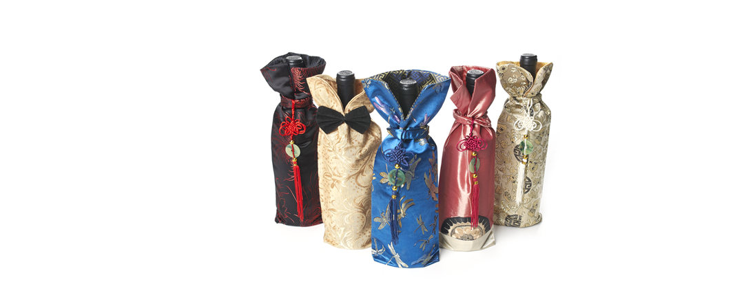Black Tie Wine Bags, Random 5-Pack