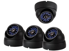 Dome CCD Security Camera Kit - 4 Pack
