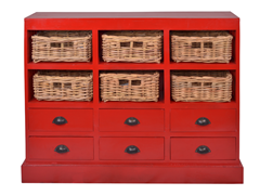 Nantucket Chest - Red