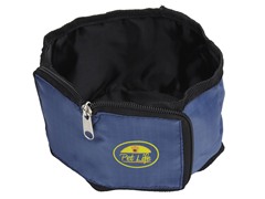 Travel Pet Bowl Wallet - Blue