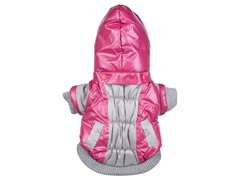 Pink & Beige Aspen Vontage Dog Ski Coat