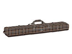 Deluxe Double Ski Bag - Plaid/Espresso