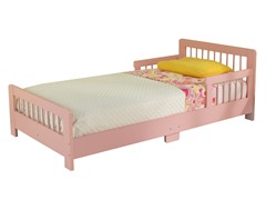 Slatted Toddler Bed- Pink