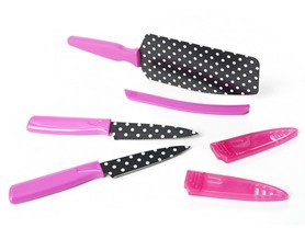 Kuhn Rikon 3pc Cutlery Set - Pink