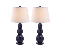 Jayne Three Sphere Glass Lamp Set of 2
