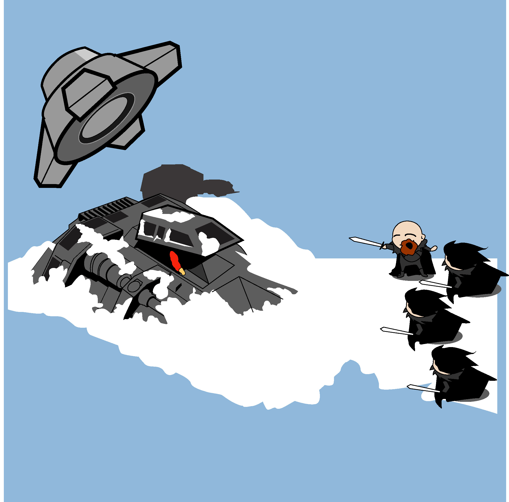 Crows save Luke ver. 2 Crows save Luke ver. 2
