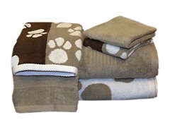 Egyptian Cotton 6-Pc Towel Set-Dog Paw