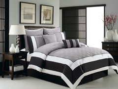 Aspen Hotel 8Pc Set-Sand/Smoke-2 Sizes