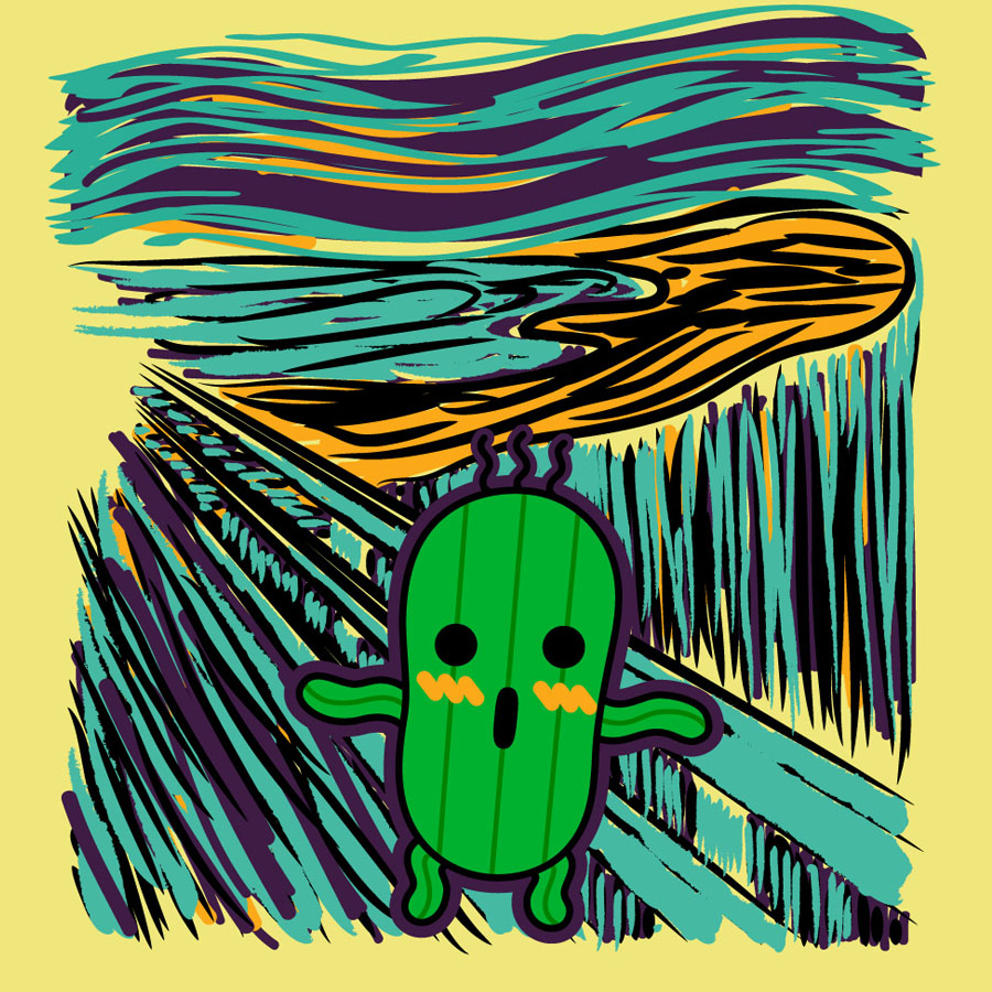 The scream of 1,000 needles The scream of 1,000 needles