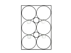 Geo Candle Wall Decor
