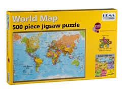 500 Piece World Puzzle