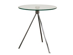 Triplet Round Glass Top Table