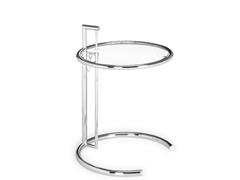 Eileen Gray Side Table Clear Glass