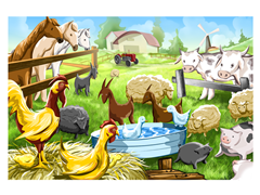 Farm Animals Cartoon