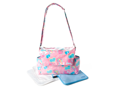 Groovy Love Messenger Bag with Clutch