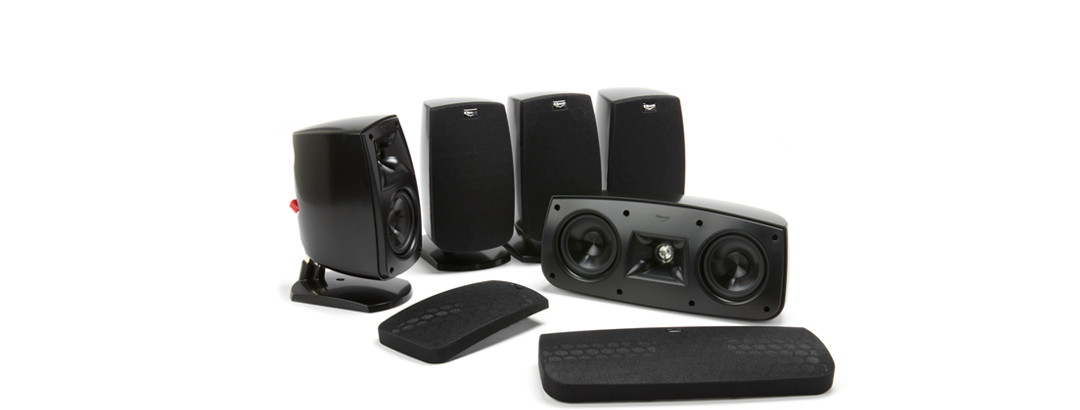 Klipsch Quintet 5-Piece Speaker System with New Horn Technology, XT Micro-Tractix Horn tweeter