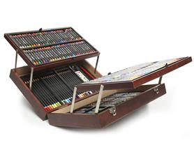 Art 101 177pc Wooden Case Art Set