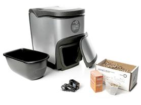 Ultra Metallic Silver Composter