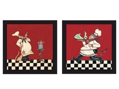 Kitchen Chefs Set of 2