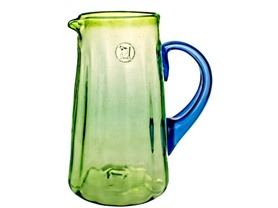 Hand Crafted Luster Green Pitcher