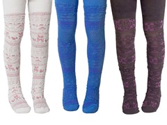 Kids Microfiber Tights 3 Pairs