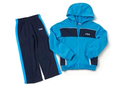 Blue/Navy Fleece Set