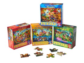Classic 35-Piece Puzzle 4-Pack Bundle