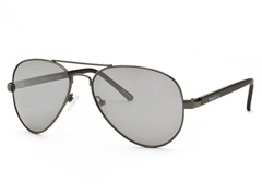 Gunmetal/Grey Aviator 8 Sunglasses
