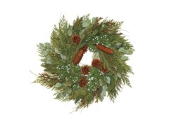 Mixed Cedar & Juniper Wreath 24"