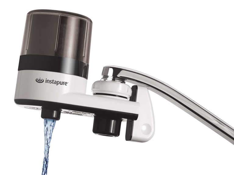 Instapure Faucet Water Filter w/ 4 Replacements