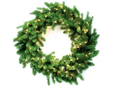 Nottingham Pine 48" Wreath Prelit Clear