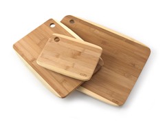 Core Bamboo Two Tone Cutting Board Set