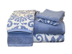 Egyptian Cotton 6-Pc Towel Set-Royal