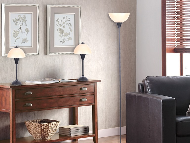 3-Piece Lamp Set with Bulbs
