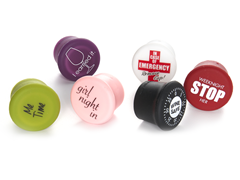 Reusable Wine Caps - 6-Pack Assorted
