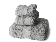 Terra Loop Cotton Towel 3Pc Set-Gray
