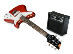 Retro Fire Electric Guitar & Amp Bundle