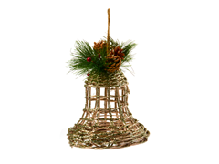 Woven Rattan Bell 10.5"