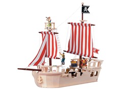 Pirates of the Sea Wooden Pirate Ship