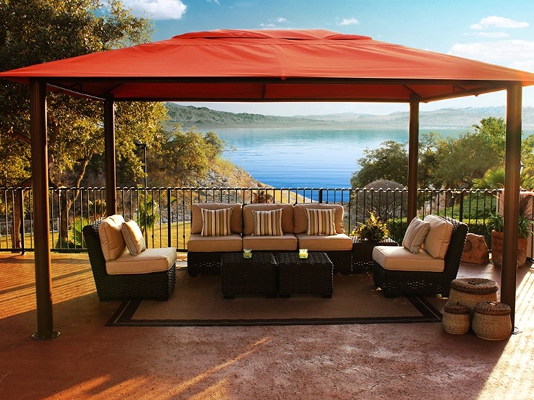 STC Sunbrella Valencia Gazebo, 11' x 15'