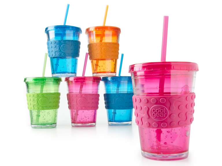 ECO 2 GO Chiller 16oz w/ Band & Straw 6pk