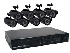 First Alert 8CH/8Cam DVR Security System