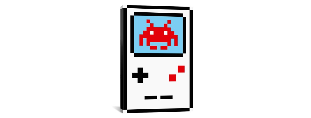 Gameboy Pixel Art 26x18 Thin