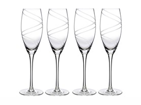 Luigi Bormioli Hand-Blown Flute Set