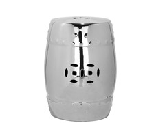 Safavieh Modern Ming Garden Stool Silver